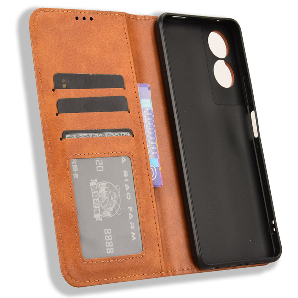 For TCL 505 T509K T5094 Case Retro Leather Magnetic Closure Flip Phone Cover For TCL 505 T509K T5094 Case Retro Leather Magnetic Closure Flip Phone Cover